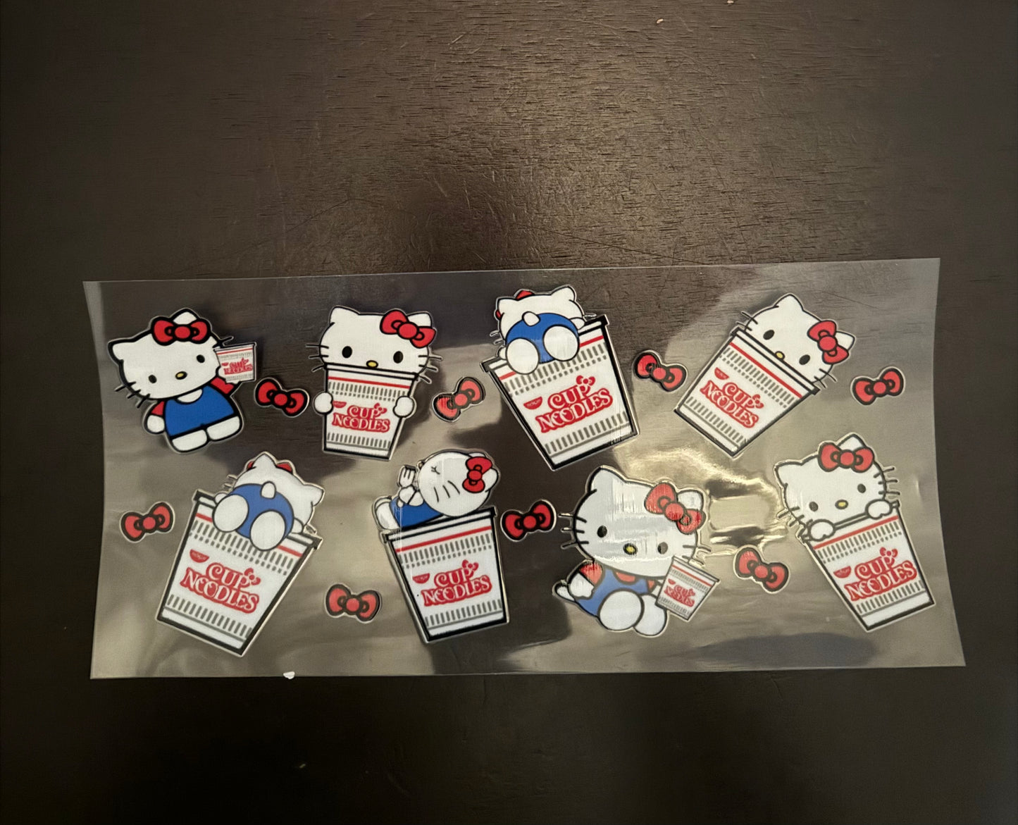 Hello kitty cup noodles decal