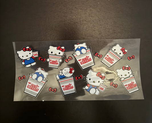 Hello kitty cup noodles decal