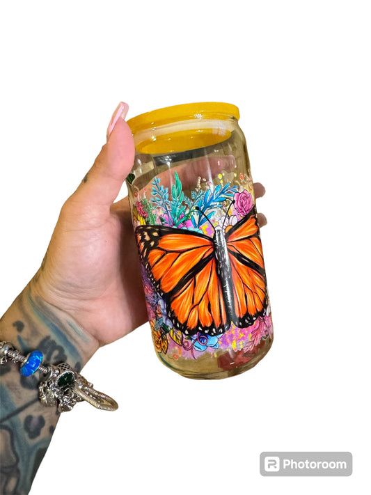 16oz butterfly cup