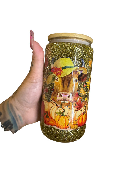 Fall snowglobe