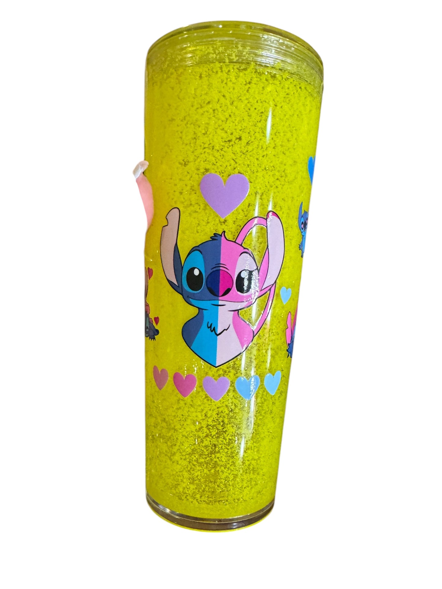 24oz acrylic snowglobe tumbler